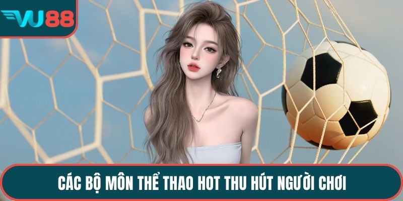 Các bộ môn thể thao hot thu hút người chơi