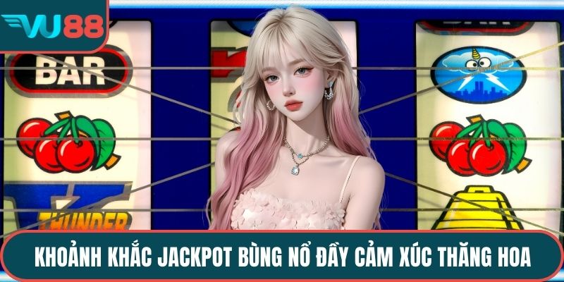 Khoảnh khắc jackpot bùng nổ đầy cảm xúc thăng hoa