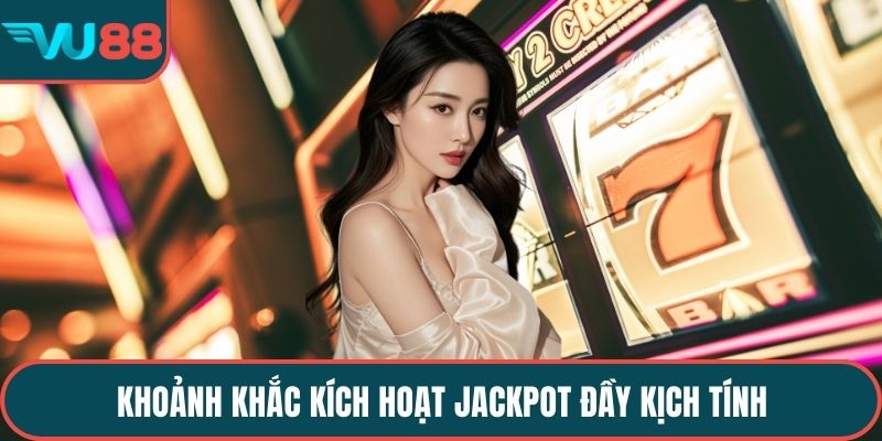 Khoảnh khắc kích hoạt jackpot đầy kịch tính