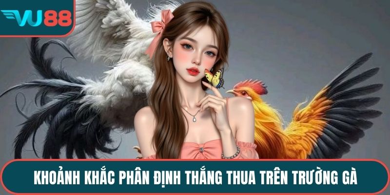 Khoảnh khắc phân định thắng thua trên trường gà